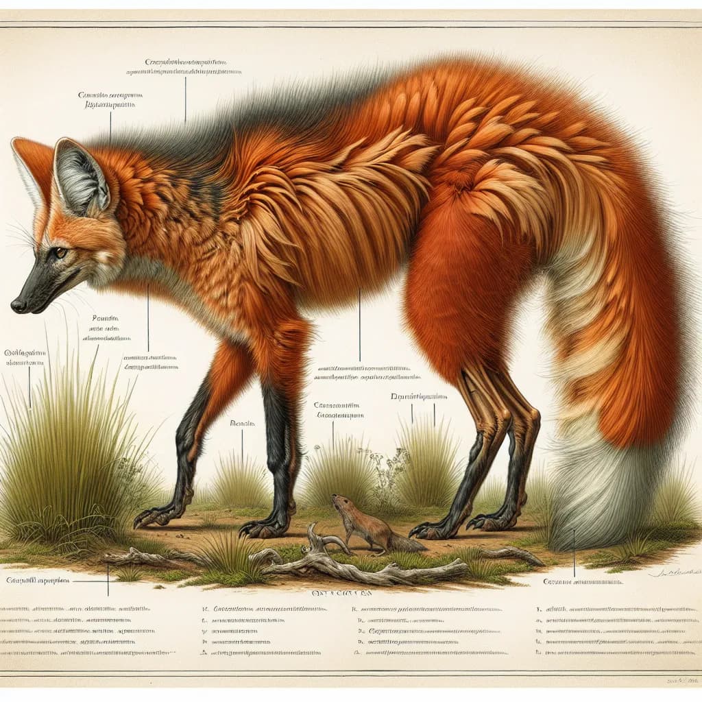 Chrysocyon brachyurus (Lobo-guará)