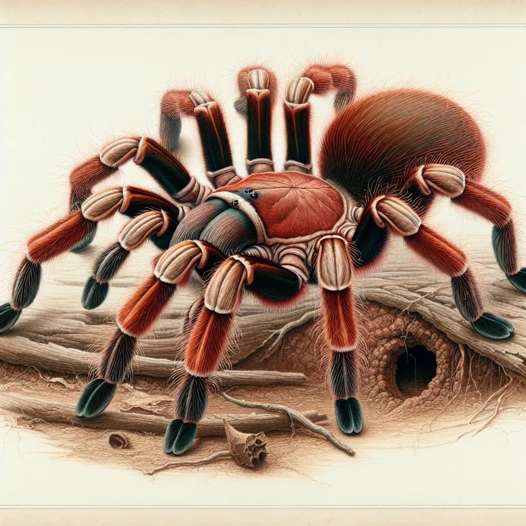 Lasiodora isabellina (Caranguejeira-isabellina)